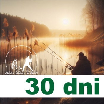 Zezwolenie na połów z brzegu (30dni, jedno wybrane jezioro) '2026