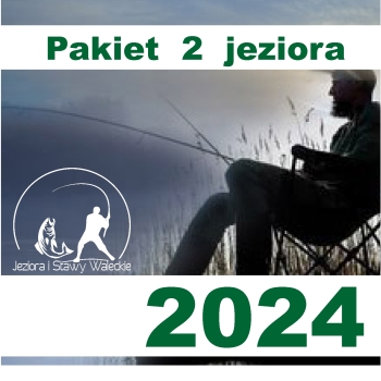Pakiet 2 zezwoleń (połów z brzegu) na jedną osobę, różne jeziora w jednym terminie (Zezwolenie roczne) '2024