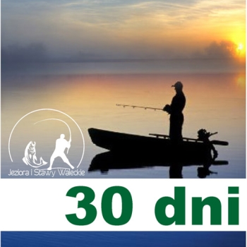 Zezwolenie na połów z łodzi (30 dni, jedno wybrane jezioro) '2024